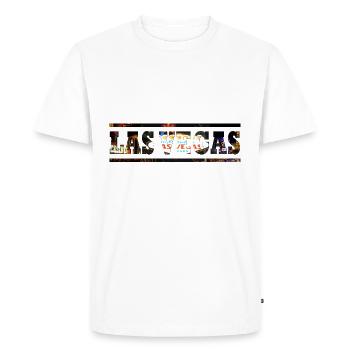Las Vegas - T-shirt Premium bio Homme - blanc - Devant - Nico (187cm)