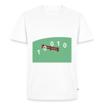 computer scientist - Men's Premium Organic T-Shirt - white - Front - Nico (187cm)