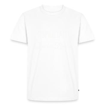 Cheval quarter Horse - T-shirt Premium bio Homme - blanc - Devant - Nico (187cm)