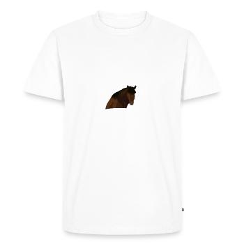 Kaltblüter chance - T-shirt Premium bio Homme - blanc - Devant - Nico (187cm)