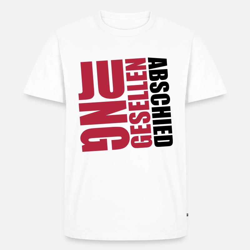 Junggesellenabschied - Männer Premium Bio T-Shirt - Weiß