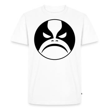 Black Metal Icon - T-shirt Premium bio Homme - blanc - Devant - Nico (187cm)