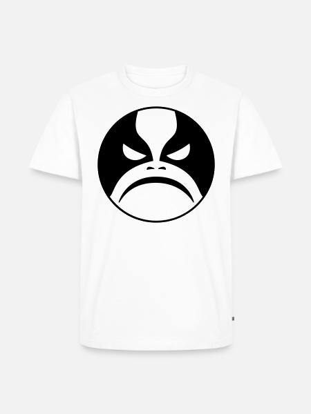 Black Metal Icon - Men's Premium Organic T-Shirt - white