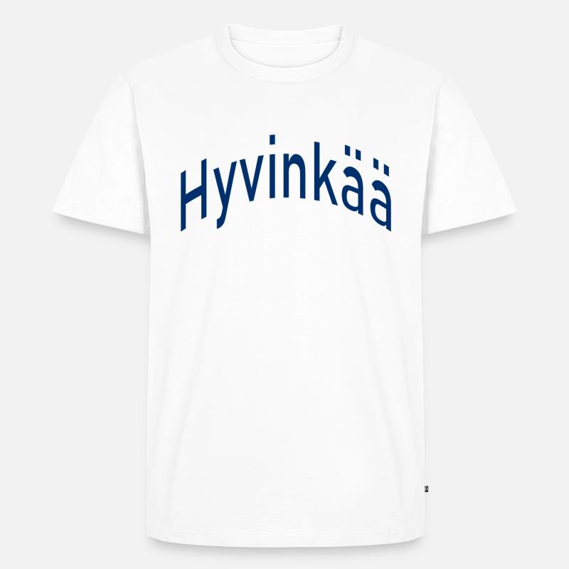 Hyvinkää - Männer Premium Bio T-Shirt - Weiß