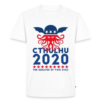Cthulhu 2020 - T-shirt Premium bio Homme - blanc - Devant - Nico (187cm)