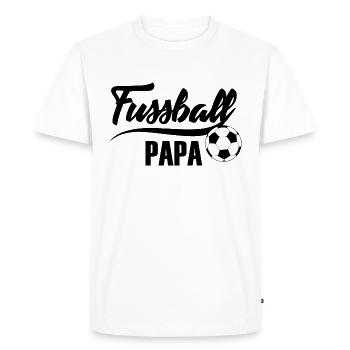 Football Daddy 1- Football Daddy - T-shirt Premium bio Homme - blanc - Devant - Nico (187cm)