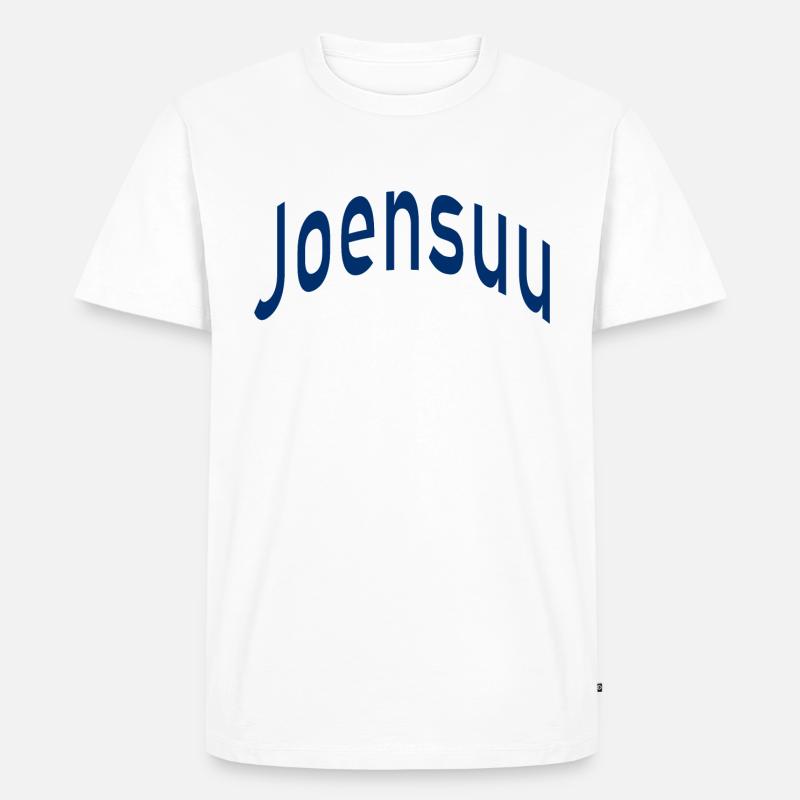 Joensuu - Männer Premium Bio T-Shirt - Weiß