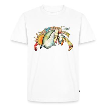 La couleur de l'esprit d'un rêveur - T-shirt Premium bio Homme - blanc - Devant - Nico (187cm)