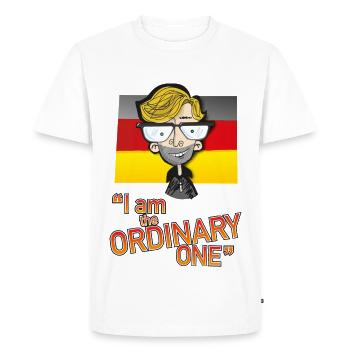 Design - Men's Premium Organic T-Shirt - white - Front - Nico (187cm)
