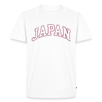 Japon - T-shirt Premium bio Homme - blanc - Devant - Nico (187cm)