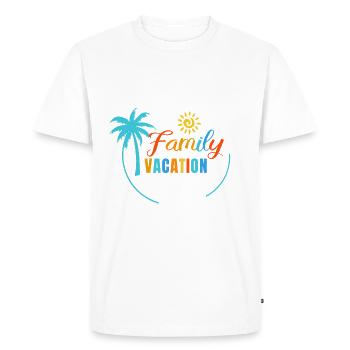 Family Vacations Making Memories Together - Men's Premium Organic T-Shirt - white - Front - Nico (187cm)