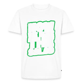 Now We Have The Salad Funny Denglish - Men's Premium Organic T-Shirt - white - Front - Nico (187cm)