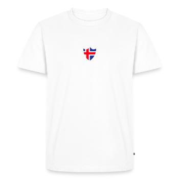 alcool Party Dictons Islandais Drôle de nom - T-shirt Premium bio Homme - blanc - Devant - Nico (187cm)