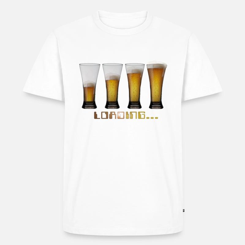 tshirt loading beers by customstyle - T-shirt Premium bio Homme - undefined