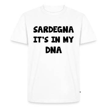 Sardaigne Hipster - T-shirt Premium bio Homme - blanc - Devant - Nico (187cm)