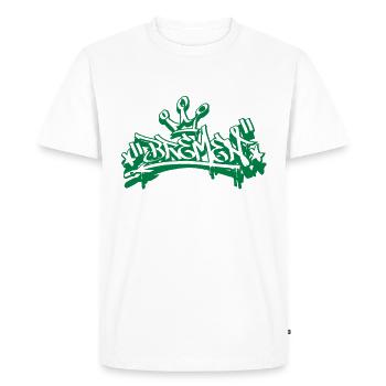 bremen - Men's Premium Organic T-Shirt - white - Front - Nico (187cm)