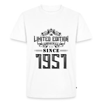 Édition limitée 1951 - T-shirt Premium bio Homme - blanc - Devant - Nico (187cm)