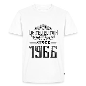 1966 limited edition - Men's Premium Organic T-Shirt - white - Front - Nico (187cm)