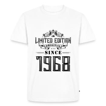 1968 Limited Edition - Men's Premium Organic T-Shirt - white - Front - Nico (187cm)