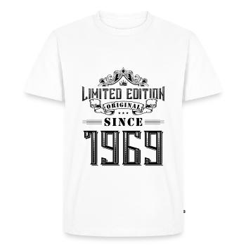 Édition limitée 1969 - T-shirt Premium bio Homme - blanc - Devant - Nico (187cm)