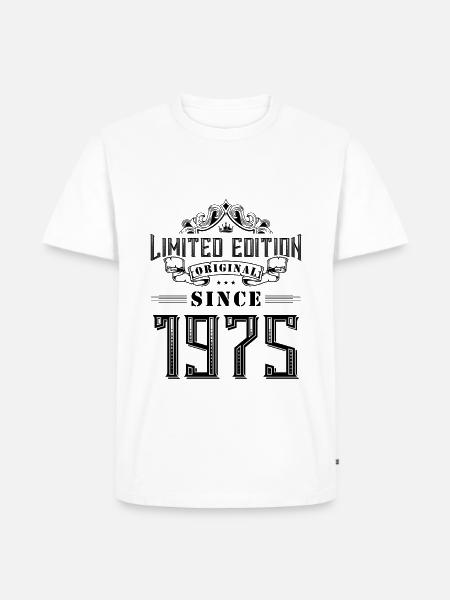 1975 limited edition - Men's Premium Organic T-Shirt - white