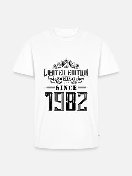 1982 Limited Edition - Men's Premium Organic T-Shirt - white