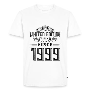 Édition limitée 1999 - T-shirt Premium bio Homme - blanc - Devant - Nico (187cm)