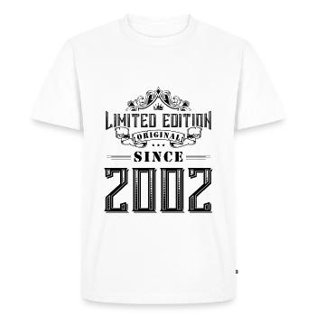 Édition limitée 2002 - T-shirt Premium bio Homme - blanc - Devant - Nico (187cm)