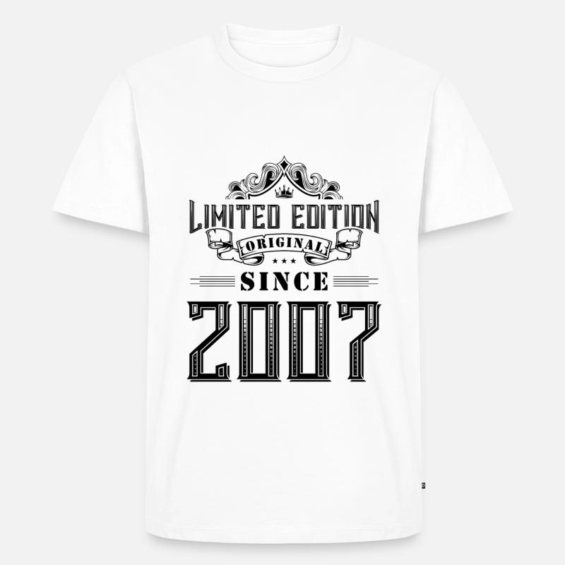 2007 limited edition - Männer Premium Bio T-Shirt - Weiß