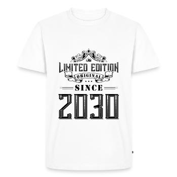 2030 limited edition - Men's Premium Organic T-Shirt - white - Front - Nico (187cm)