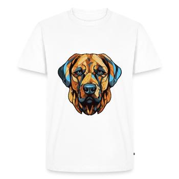 Kangal Dog Portrait - Men's Premium Organic T-Shirt - white - Front - Nico (187cm)