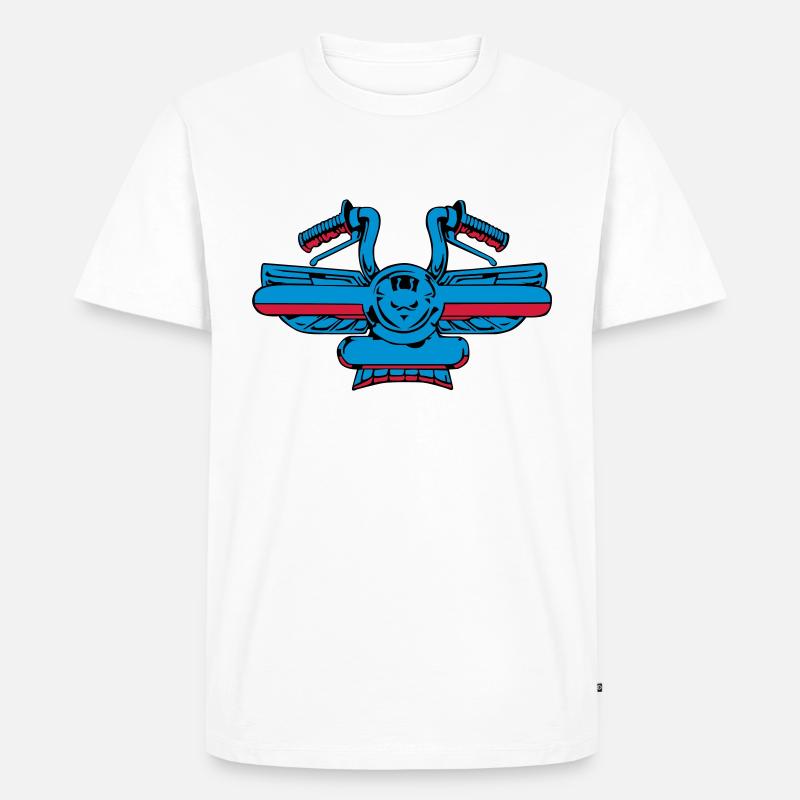 Ein Hintergrund-Controller - Männer Premium Bio T-Shirt - Weiß