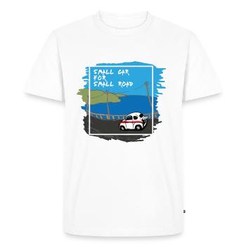 Small Car - T-shirt Premium bio Homme - blanc - Devant - Nico (187cm)