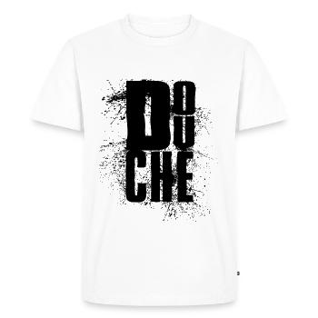 douchebag - Douche chaude - T-shirt Premium bio Homme - blanc - Devant - Nico (187cm)