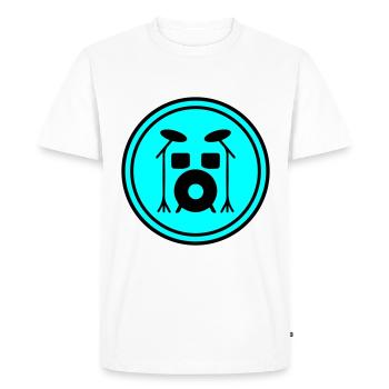 Percussion - Men's Premium Organic T-Shirt - white - Front - Nico (187cm)