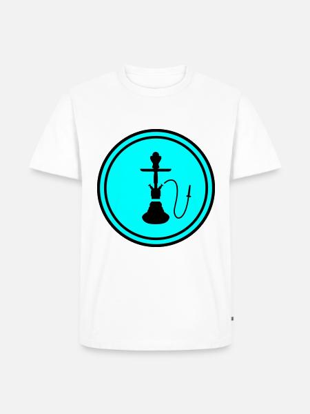 Bong Smoking - Men's Premium Organic T-Shirt - white