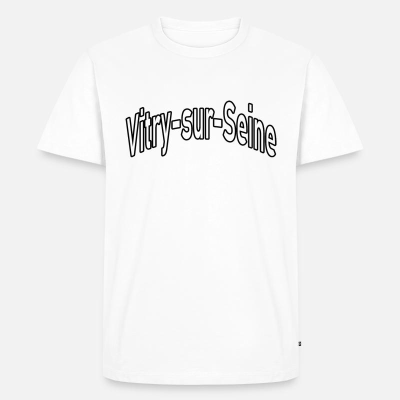 Vitry sur Seine - Männer Premium Bio T-Shirt - Weiß