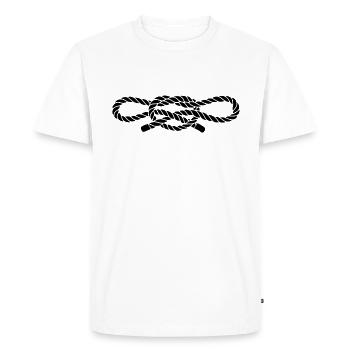 Rope Handcuffs - Pablo Escobar - Men's Premium Organic T-Shirt - white - Front - Nico (187cm)