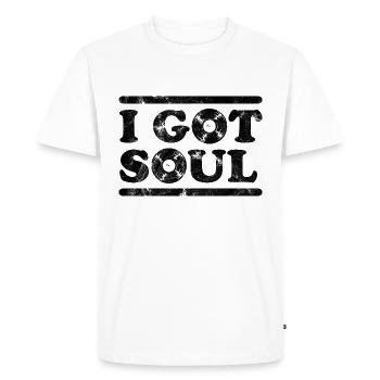 I got Soul - Men's Premium Organic T-Shirt - white - Front - Nico (187cm)