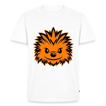 Bande dessinée hérisson - T-shirt Premium bio Homme - blanc - Devant - Nico (187cm)