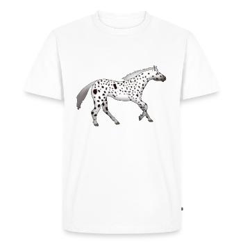 Appaloosa est en cours d’exécution - T-shirt Premium bio Homme - blanc - Devant - Nico (187cm)