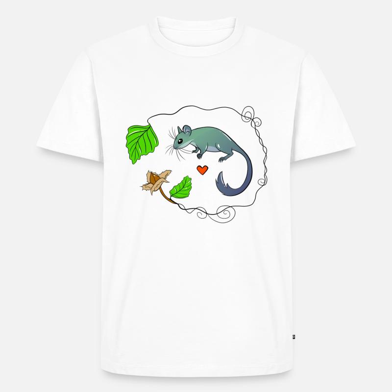 Siebenschläfer - Männer Premium Bio T-Shirt - Weiß