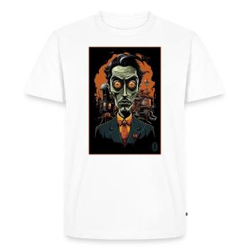 Dessin animé : Vampire attrayant, intelligent et brillant - T-shirt Premium bio Homme - blanc - Devant - Nico (187cm)