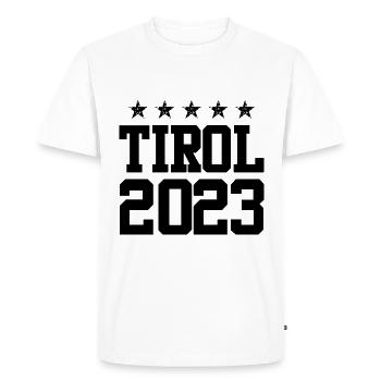Tyrol 2023 - T-shirt Premium bio Homme - blanc - Devant - Nico (187cm)