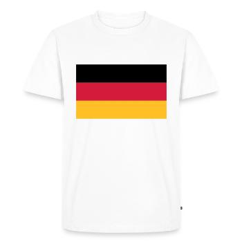 drapeau de l'allemagne - T-shirt Premium bio Homme - blanc - Devant - Nico (187cm)