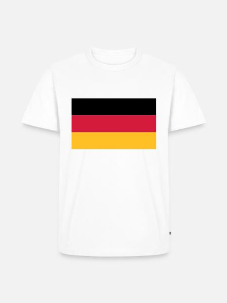 germany flag - Men's Premium Organic T-Shirt - 