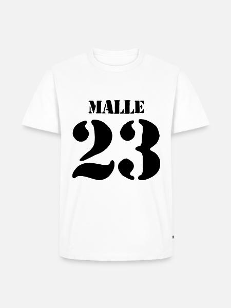 Malle 23 - Men's Premium Organic T-Shirt - white