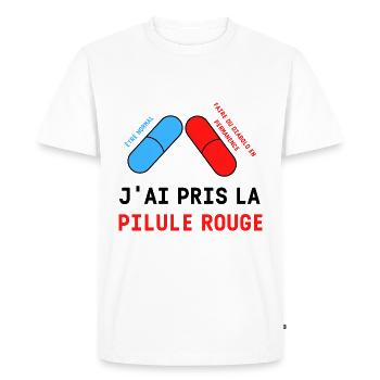 Cadeau humour diabolo cirque passion drôle - T-shirt Premium bio Homme - blanc - Devant - Nico (187cm)
