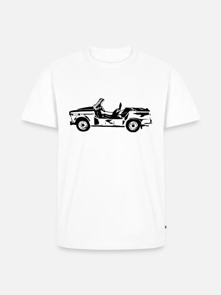  601 Kübel Trabi Kübel - Männer Premium Bio T-Shirt - Weiß