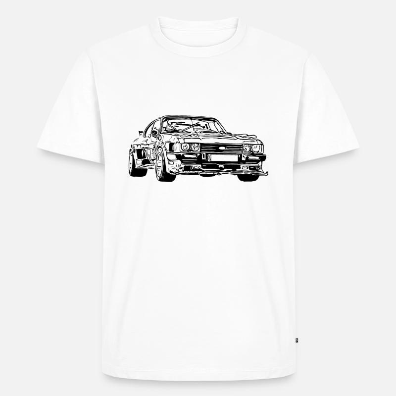 Oldtimer noir - T-shirt Premium bio Homme - blanc